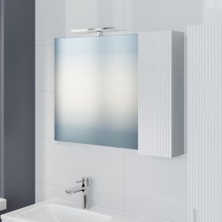 Зеркало-шкаф с подсветкой Санта Вега 700453 90 см